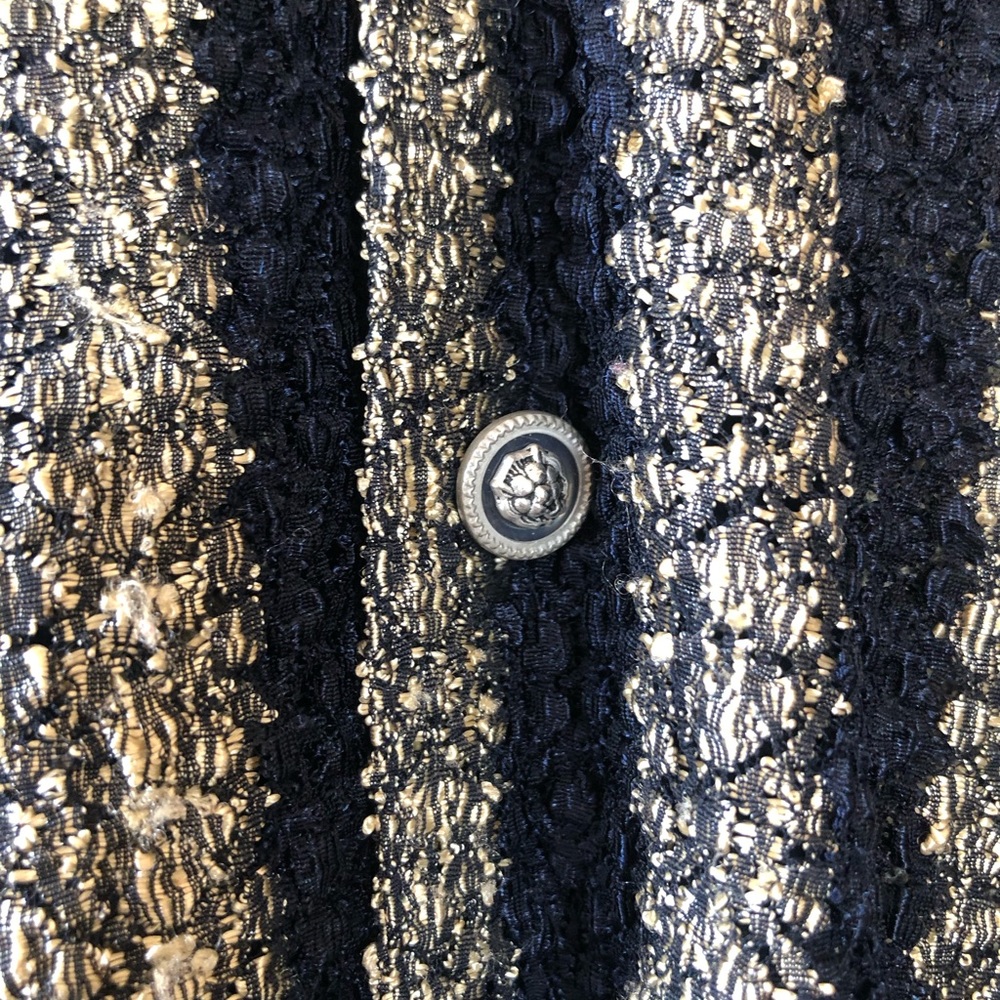 Medium Weight Crinkly Button Down Blouse - image 2